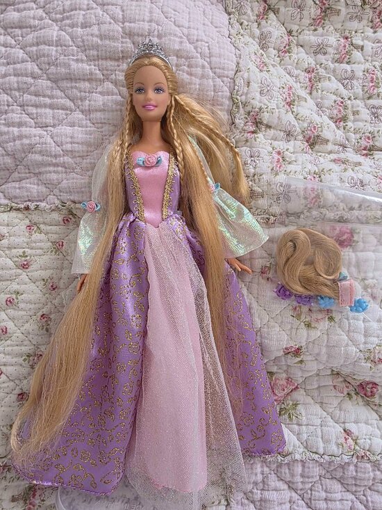 Barbie Other - Barbie as Rapunzel Doll with Growing hair, 2002, and hair extensions